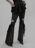 Libte see-through lace strap pants