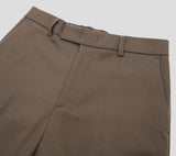 Enti brushed semi-wide slacks