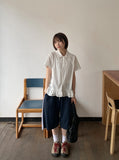 Ganz Color Matching Banding Bermuda Pants