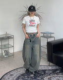 Rataep Wide Balloon Denim Pants