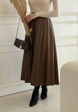 Geullise Pleated Banding Skirt