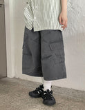 [unisex] Yuldi Banding Cargo Bermuda Pants