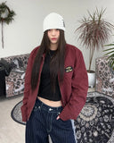 Raz Patch Nylon Check Jacket