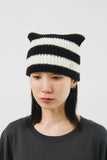 Horn Knitted Beanie