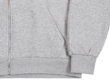 Clover smile embroidery hooded zip-up