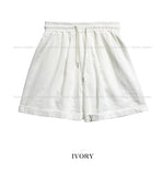 Pino Cabra Linen Banding Short Pants