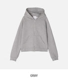 Moz Zipper Two-Way Slim Hooded Zip-Up