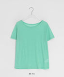 [BAONHAUS] Seidin Tencel Layered Short Sleeve Tee