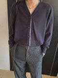 Mino color matching layered cardigan