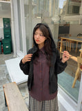 Doint Pocket Cotton Over Long Sleeve Shirt