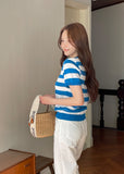 Tihenne Cut Banding Span Semi-Wide Pants