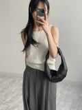 Tail Square Knit Vest