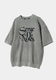 ORIGINE LETTERING HALF KNIT