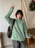 Okari Mohair Pastel Round Over Knit