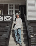 Dep washing card denim pants