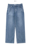 Pia semi-wide denim pants