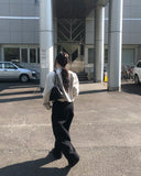 Tion Buckle Pintuck Wide Pants