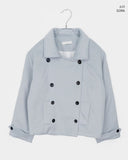 Ringsa double button collar wool short coat