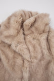 Half fox fur jacket