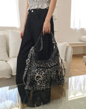 [Two Way] Furen Off-Shoulder Shirring Frill Sleeveless Blouse