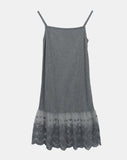 Nohi Rib Long Layered Lace Sleeveless