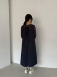 Tsutika Ribbon Sleeveless Long One Piece