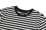 Stripe CROP Ringer Tee