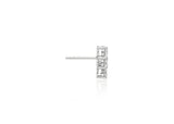 Essence Silver (W) Moissanite Bain Earrings M
