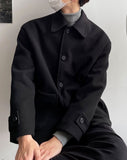 Loen half wool coat