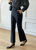 Wadia Boucle Semi Bootcut Slacks
