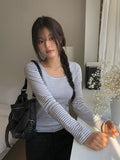 Birken Stripe Square Slim T-Shirt