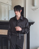 Locke Satin Tie Shirt