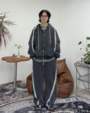 Herion Double Track Hooded Zip-up