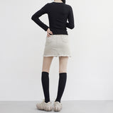 Giony Ribbed Brushed T-shirt