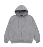 Cent Loose Fit Hood Zip-Up Set Up