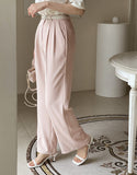 Splet Two Pin Tuck Wide Slacks