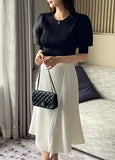 Ruben Puff Pleated T-Blouse