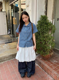 [unisex] Hashin Denim String Wide Pants