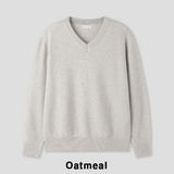 [wool80%] Cop Wool Layered V-Neck Knit