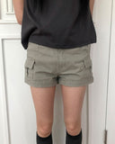 Zeku Low-Rise Cargo Shorts