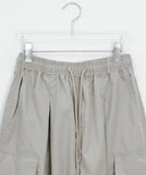 [unisex] Bene Nylon Cargo Parachute Banding Wide Pants