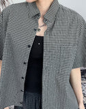 Luper crop check shirt