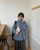 [BAONHAUS] Mintei Cotton Over Shirt