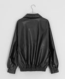 Bultub Crop Leather Jacket