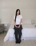 Karen Frill Cargo Layered Skirt Pants