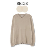 Vogue fleece V-neck knit