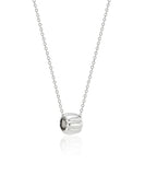 Ice Cushion Silver Necklace