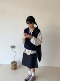 Oroi Denim Banding Midi Skirt