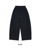 W Basic Side Pintuck Wide Balloon Sweatpants