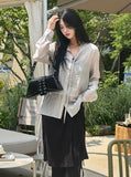 Flow wrap skirt pants